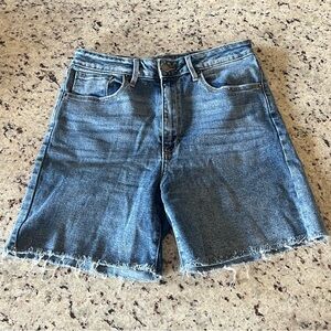 Just USA Blue Denim Cutoff Shorts